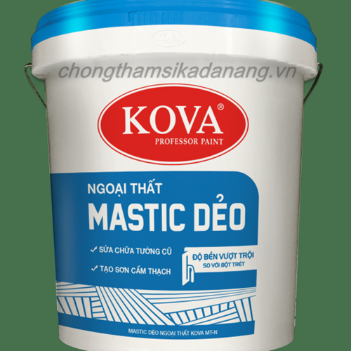 MASTIC DẺO NGOẠI THẤT KOVA MT-N 25KG